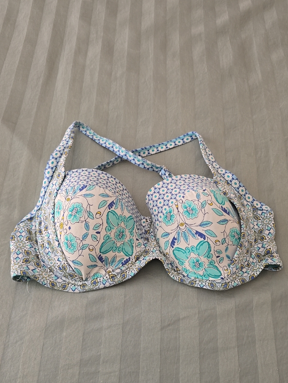 Rod Beattie Bleu Bikini Top 38D